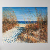 Mooie zand Dunes Beach Fine Art-afdrukken Poster (Voorkant)