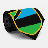 Mooie Zanzibar vlag Stropdas (Opgerold)