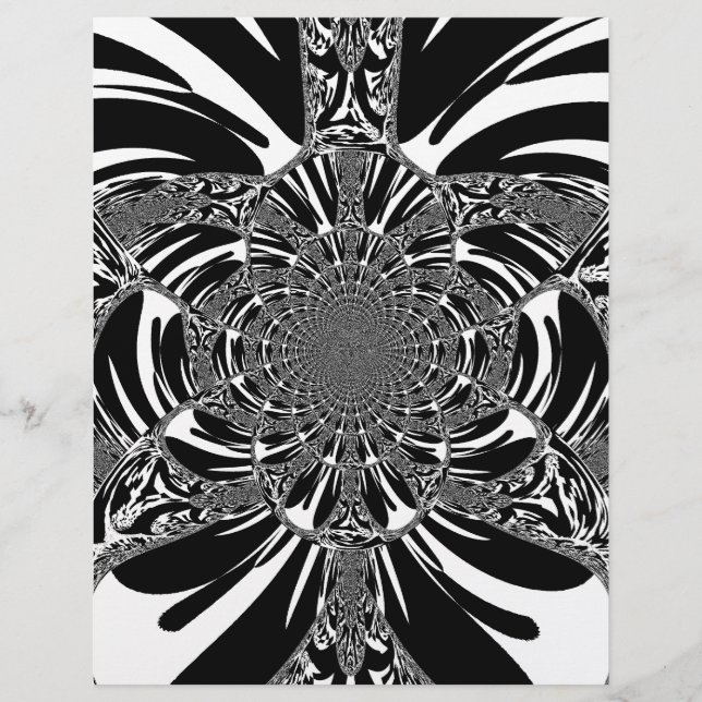 Mooie Zebra Dierenprint Kaleidoscoop vector (Voorkant)
