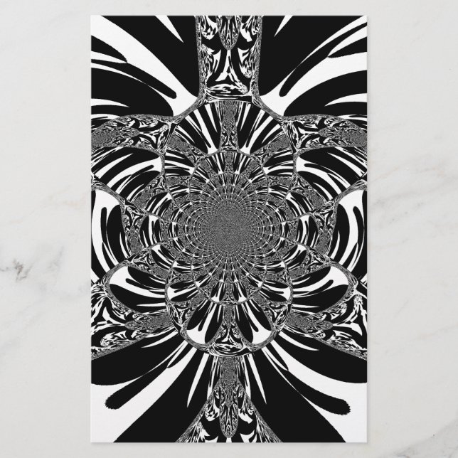 Mooie Zebra Dierenprint Kaleidoscoop vector (Voorkant)