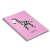 Mooie zebra kinderen notitieboek (Rechterzijde)