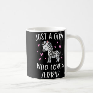 Mooie zebra trui voor meisjes gewoon een meisje da koffiemok
