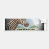 mooie zebra's Product aanpassen Bumpersticker (Voorkant)