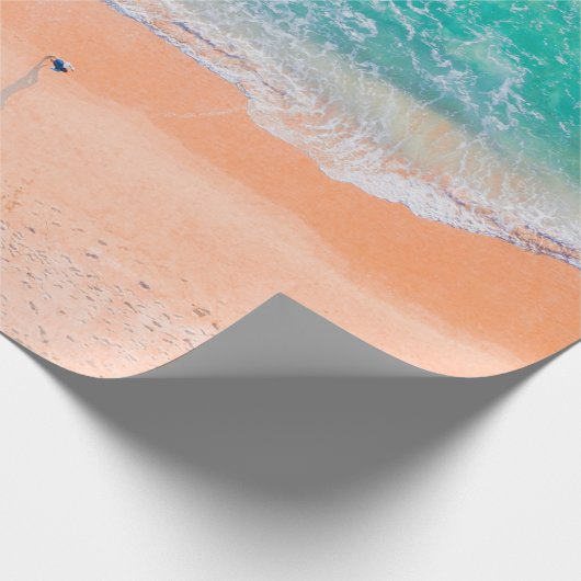 Mooie Zee Beach Cadeaupapier (Hoek)