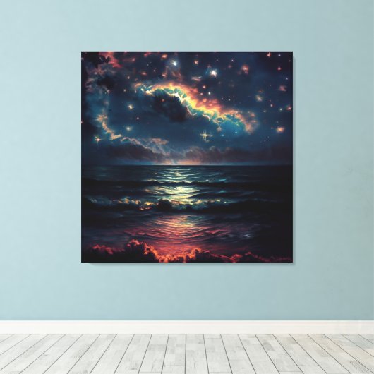 Mooie Zee Canvas Art (Insitu (Houten vloer))