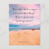 Mooie zee in Engeland, Christelijke kaart. Briefkaart (Voorkant)