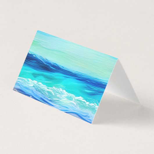Mooie Zee Kunst Notitiekaart Kaart (Voorkant)