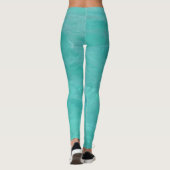 Mooie zee rimpelingen leggings (Achterkant)