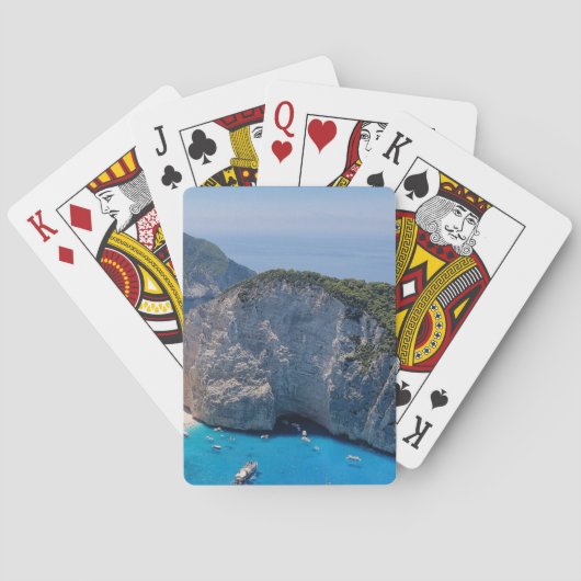 Mooie Zee Strand  Pokerkaarten (Achterkant)