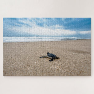 Mooie Zee Turtle Jigzaag Puzzle Legpuzzel