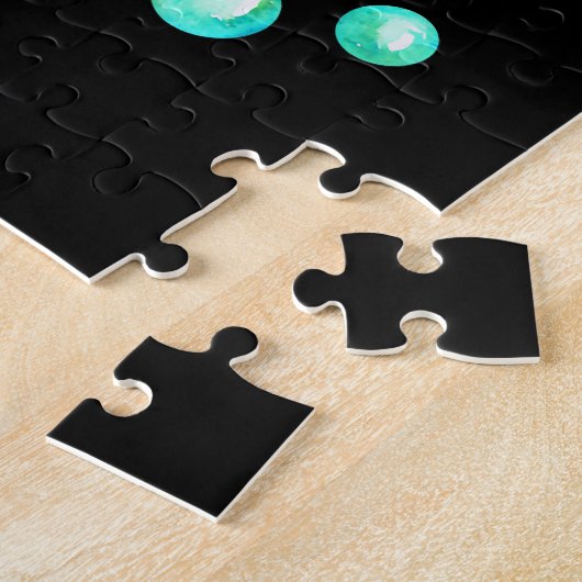 Mooie Zee Turtle Waterverf Legpuzzel (Zijkant)