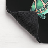 Mooie Zee Turtle Waterverf Muismat (Hoek)