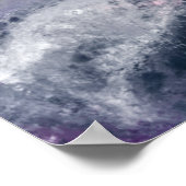 Mooie Zee zonsondergang - Abstract origineel schil Poster (Hoek)