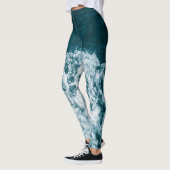 Mooie Zeeen golven Leggings (Links)
