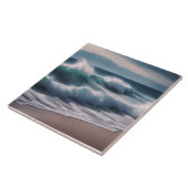 Mooie zeeen golven tegeltje (Zijkant)