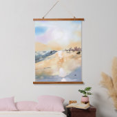 Mooie zeeen kant in olieverfschilderij hangend wandkleed (Slaapkamer)