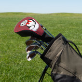 Mooie zeehond met strik – Kersteditie Golfheadcover (Insitu)