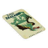 Mooie Zeeland Reisposter Magneet (Rechterzijde)