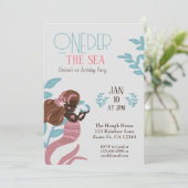 Mooie Zeemeermeisjes eerste verjaardag Kaart (Staand voorkant)