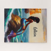 Mooie Zeemeermin en het Zee Legpuzzel (Horizontaal)