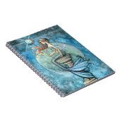 Mooie zeemeermin en maan notitieboek (Rechterzijde)