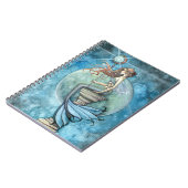 Mooie zeemeermin en maan notitieboek (Linkerzijde)