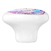 Mooie Zeemeermin Fashionista Glam Girl Ceramic Keramische Knop (Zijkant)