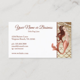 Mooie zeemeermin in Roos Gold Beach Visitekaartje