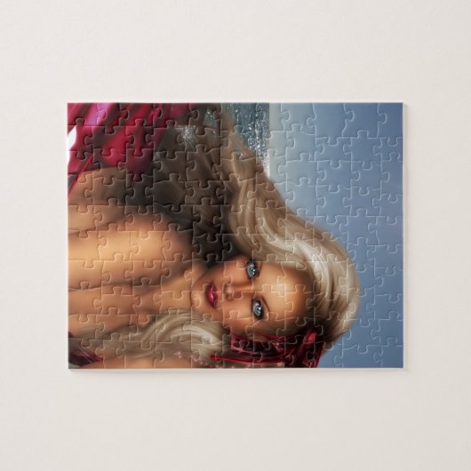 Mooie zeemeermin legpuzzel (Horizontaal)