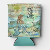 Mooie zeemeermin maakt een Koelbox Blikjeskoeler (Voorkant)