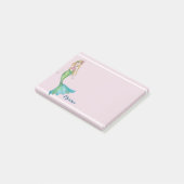 Mooie zeemeermin met Blonde Hair Post-it® Notes (Schuin)