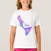 Mooie zeemeermin met Blonde Hair T-Shirt (Voorkant)