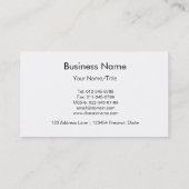 Mooie zeemeermin onder het Zee Visitekaartje (Achterkant)