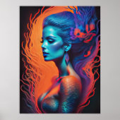 Mooie zeemeermin poster (Voorkant)