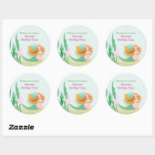Mooie Zeemeermin Stickers (Vel)