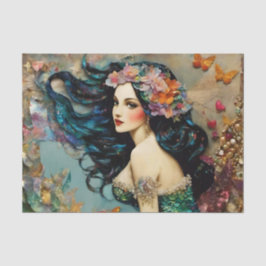 Mooie zeemeermin tissuepapier