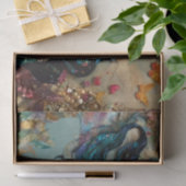 Mooie zeemeermin tissuepapier (Geschenk)