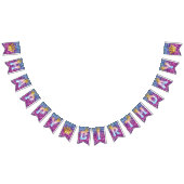 Mooie Zeemeermin Verjaardagsballon Folie Letters Vlaggetjes (Alle)