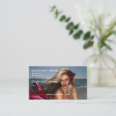 Mooie zeemeermin visitekaartje (Staand voorkant)