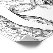 Mooie Zeemeermin Volwassen Kleuren Poster (Hoek)