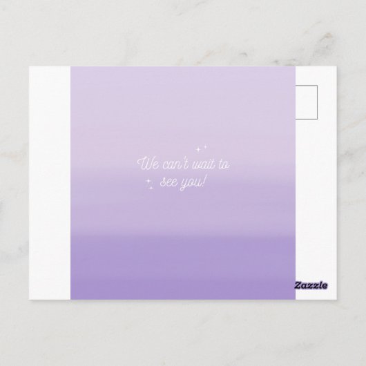 Mooie zeemeermin waterverf verjaardagsuitnodiging briefkaart (Achterkant)