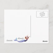 Mooie zeemeerminnen in het Zee illustratie Briefkaart (Achterkant)