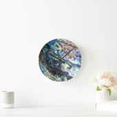 Mooie zeeoorschelp ronde klok (Huis)