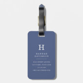 Mooie Zeepaard Bagage Label (Achterkant verticaal)