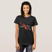 Mooie zeepaard print t-shirt (Voorkant volledig)