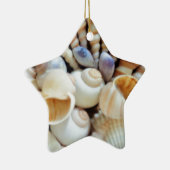 Mooie zeeschelpen, zomer, strand, schelpen keramisch ornament (Rechts)