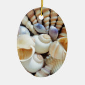 Mooie zeeschelpen, zomer, strand, schelpen keramisch ornament (Voorkant)