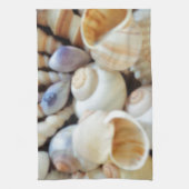 Mooie zeeschelpen, zomer, strand, schelpen theedoek (Verticaal)