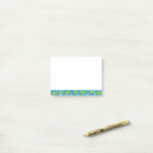 Mooie zeeschildpadden in het water post-it® notes (Op bureau)
