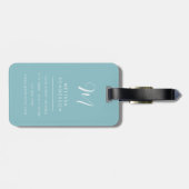 Mooie Zeester Bagage Label (Bewerken) (Achterkant horizontaal)